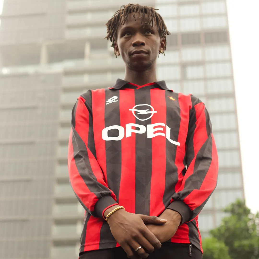 AC Milan 1995 Original Lotto Home Football Shirt Large