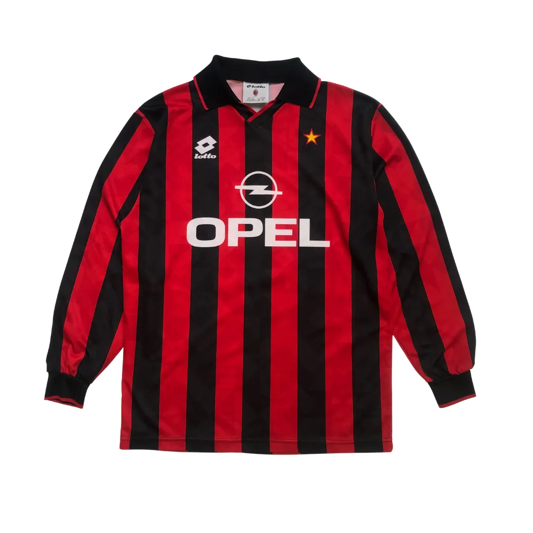 AC Milan 1995 Original Lotto Home Football Shirt Large