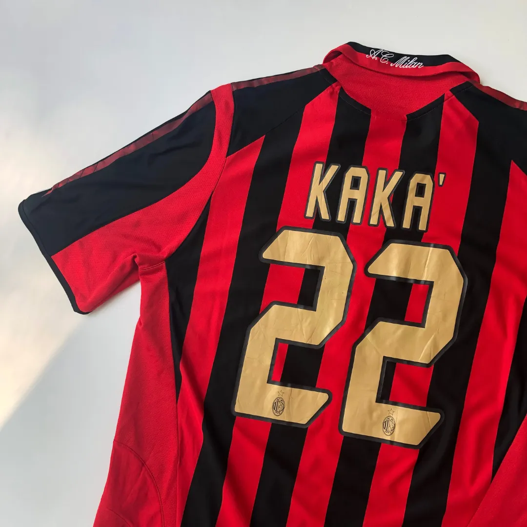 AC Milan 2005/2006 Kaka Original Adidas Home Football Shirt XL