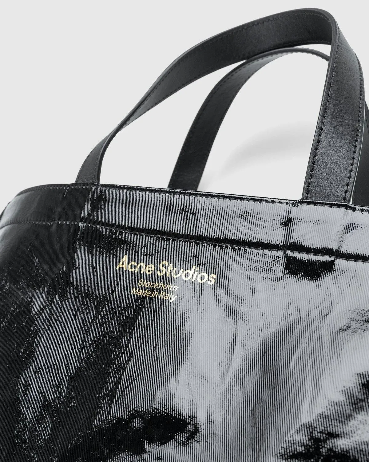 Acne Studios – Shiny Tote Bag Black | Highsnobiety Shop