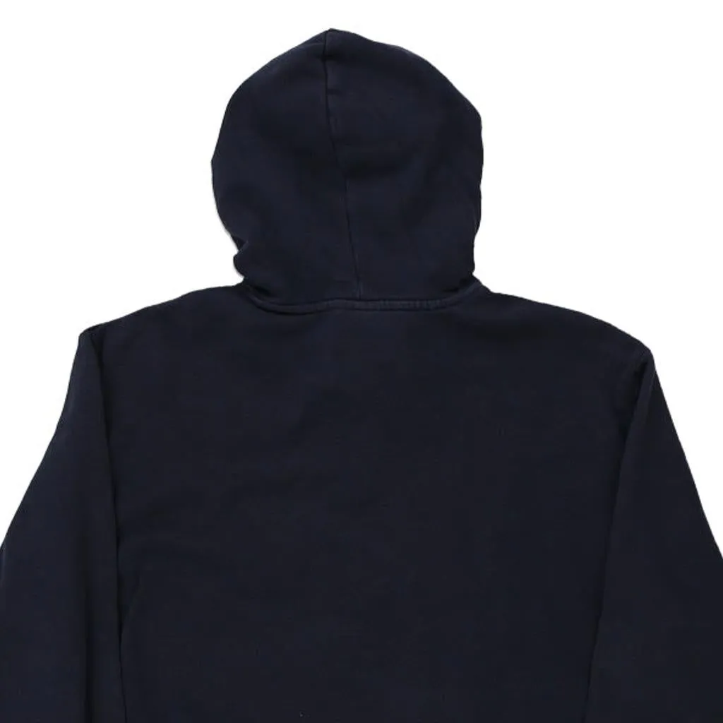 Adidas Hoodie - Large Navy Cotton Blend