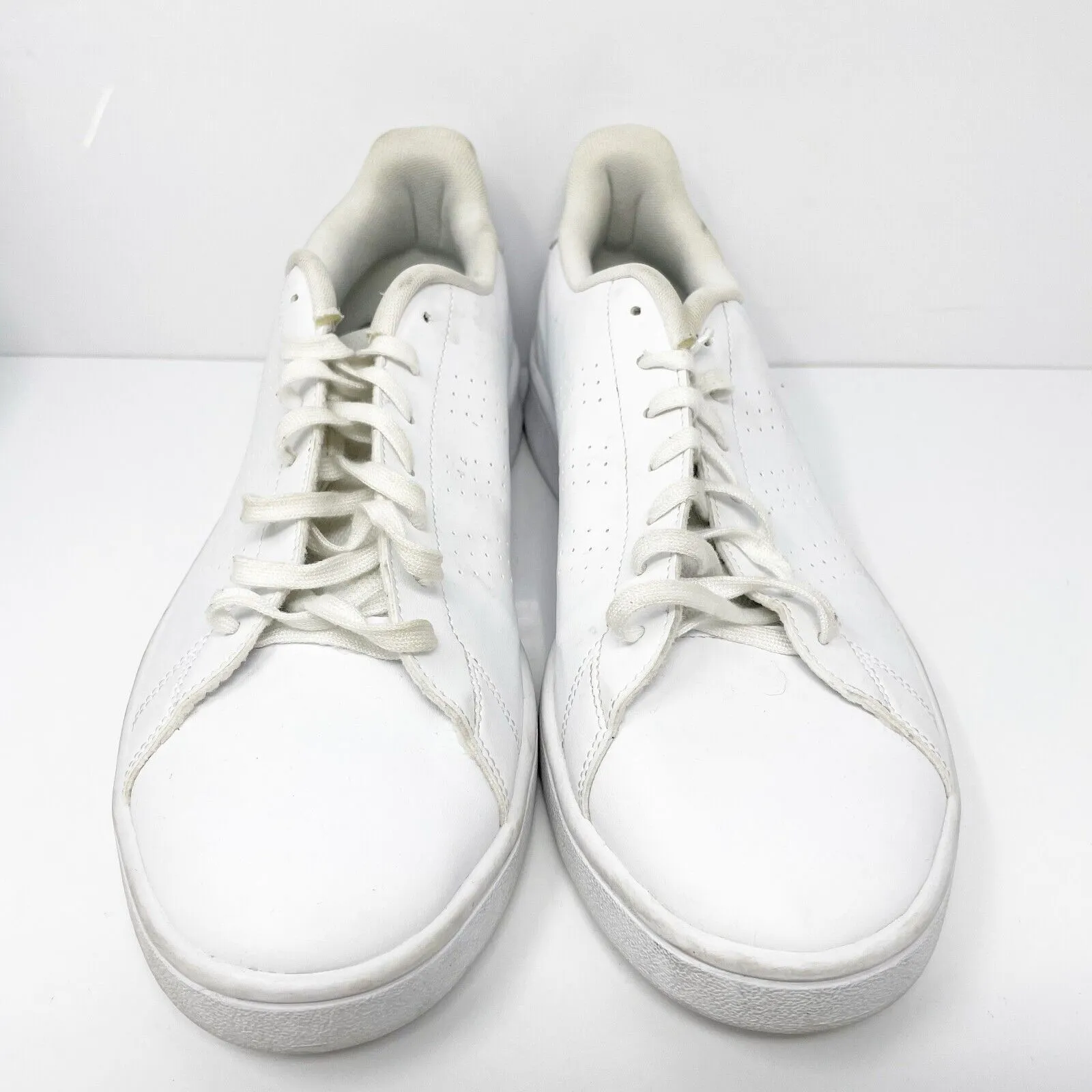 Adidas Mens Advantage Base EE7690 White Casual Shoes Sneakers Size 12