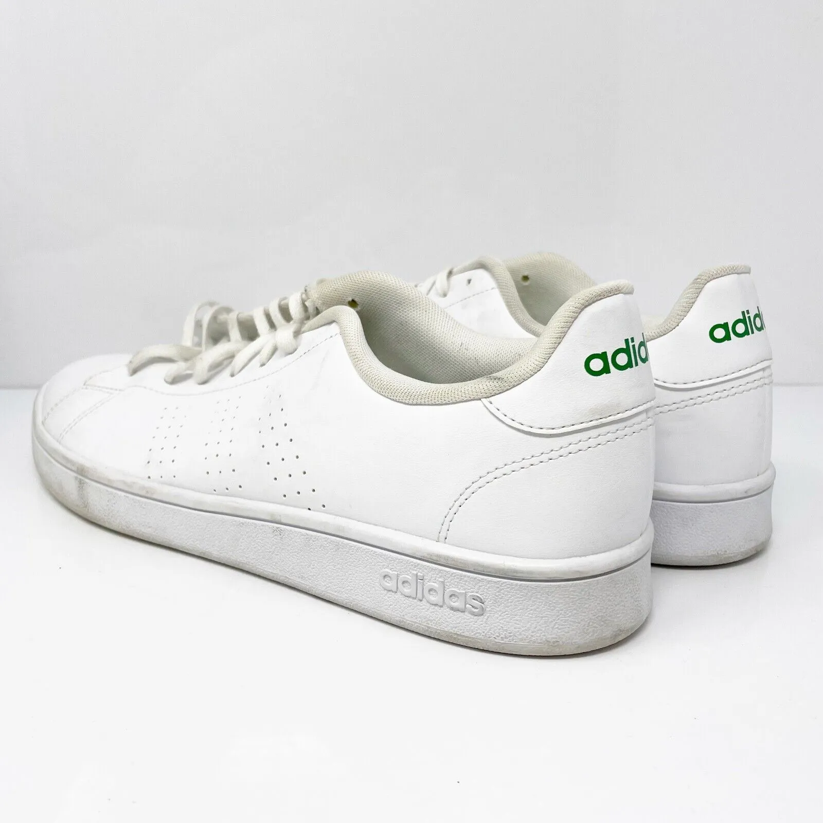 Adidas Mens Advantage Base EE7690 White Casual Shoes Sneakers Size 12