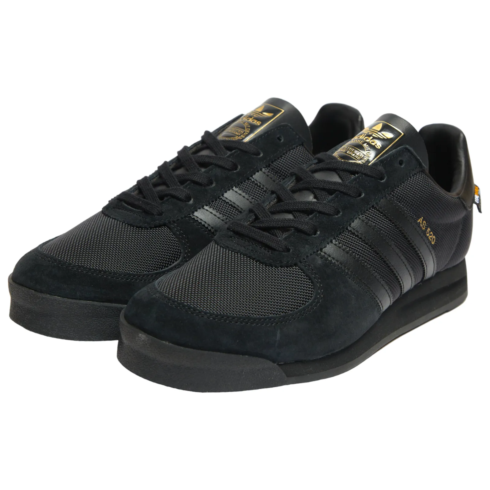 adidas Originals AS 520 Trainers - Black / Gold