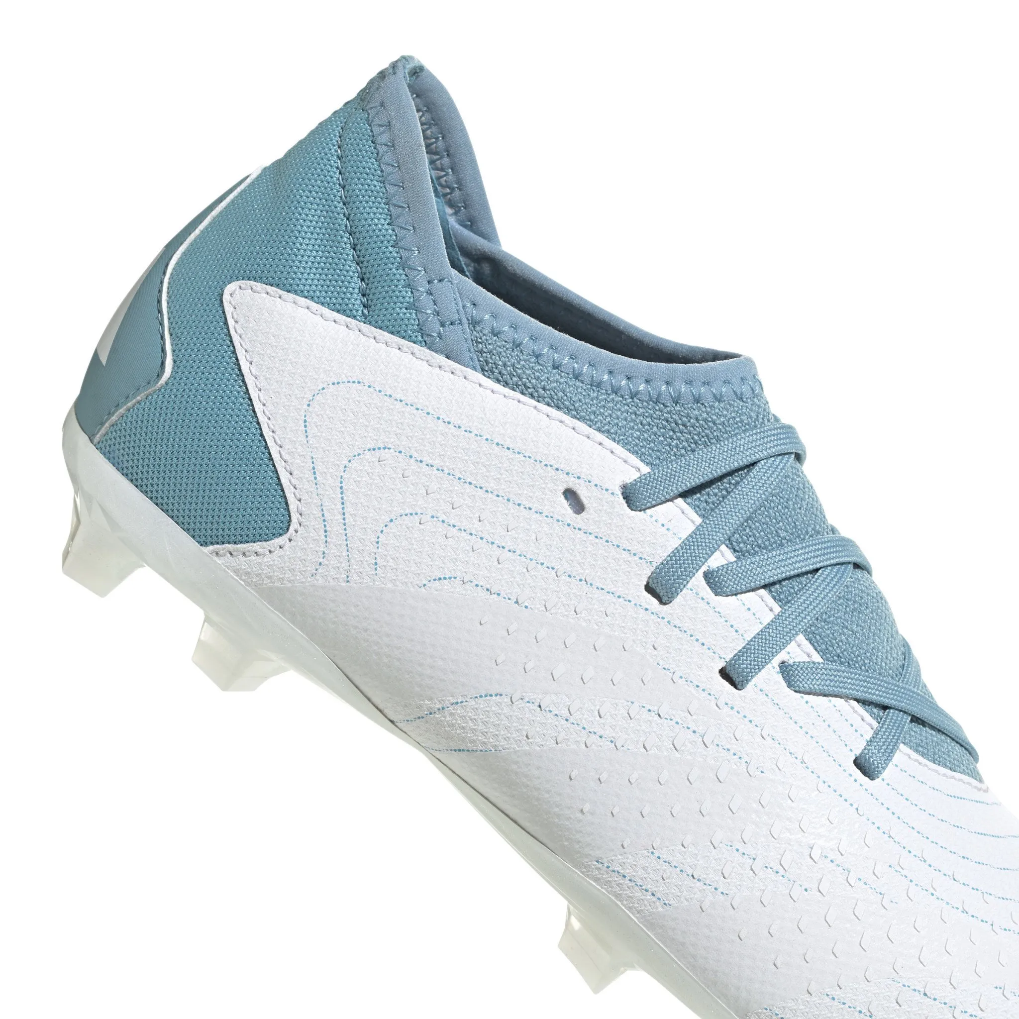 Adidas Predator Accuracy.3 FG Jr (White/Aqua)