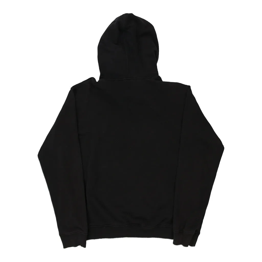 Adidas Spellout Hoodie - XL Black Cotton Blend