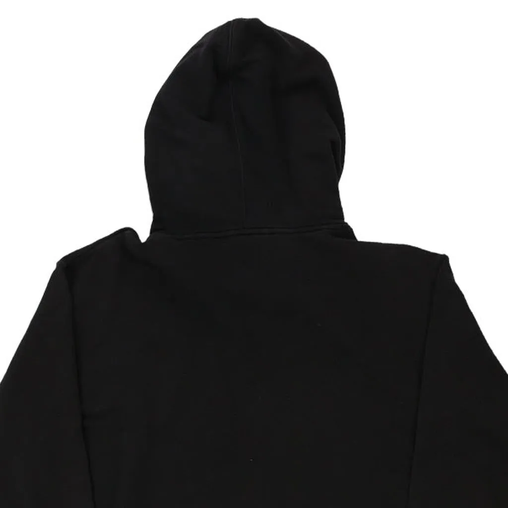 Adidas Spellout Hoodie - XL Black Cotton Blend