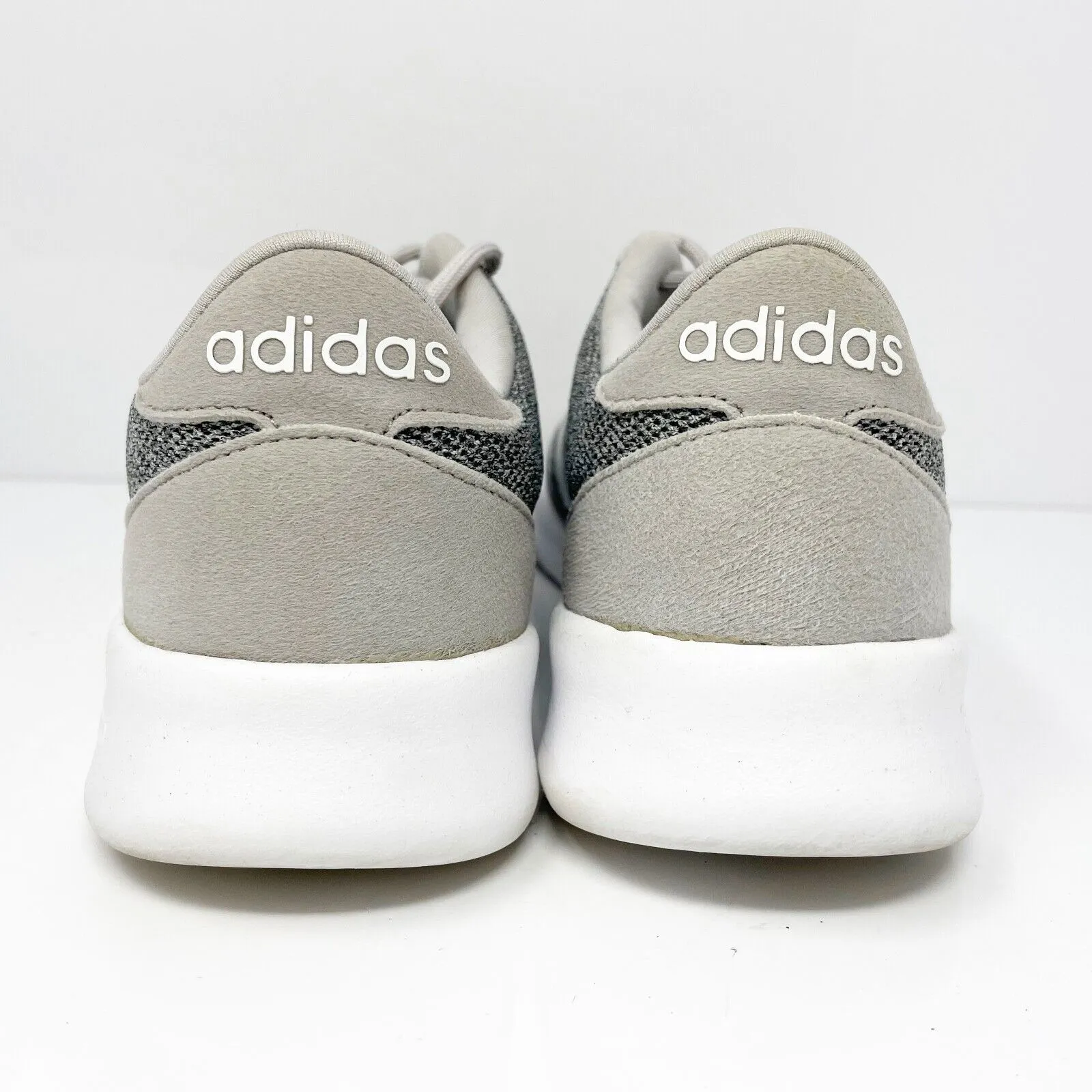 Adidas Womens Cloudfoam QT Racer AW4313 Gray Running Shoes Sneakers Size 6.5