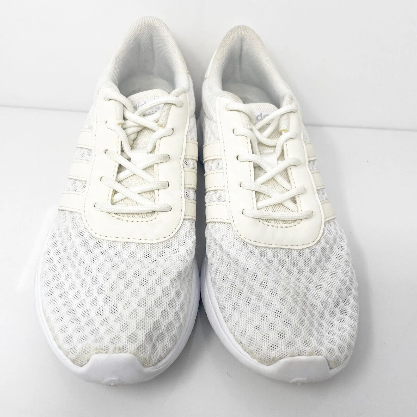 Adidas Womens Lite Racer AW3837 White Running Shoes Sneakers Size 7