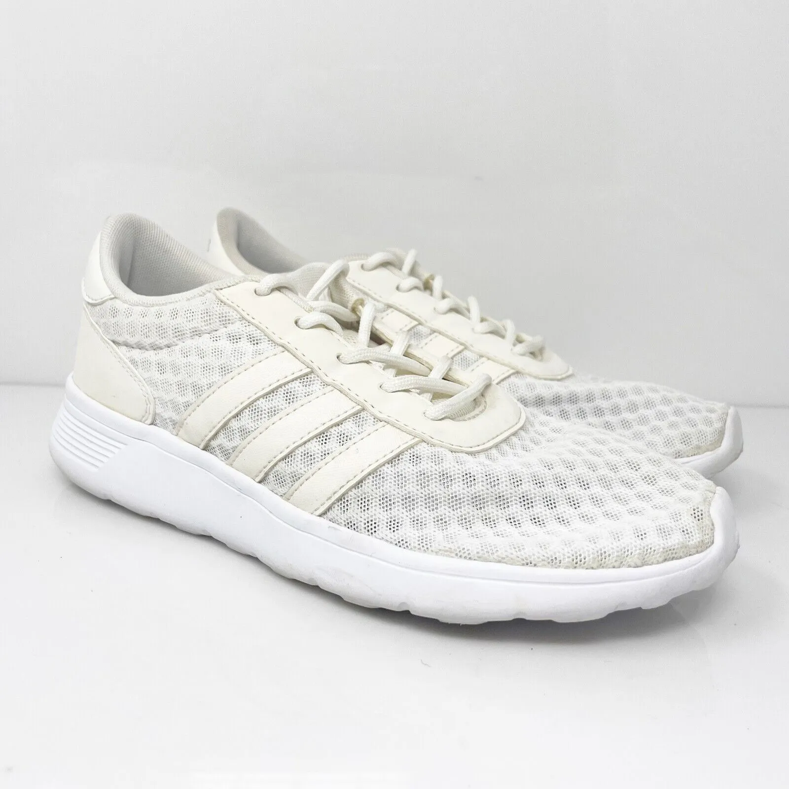 Adidas Womens Lite Racer AW3837 White Running Shoes Sneakers Size 7