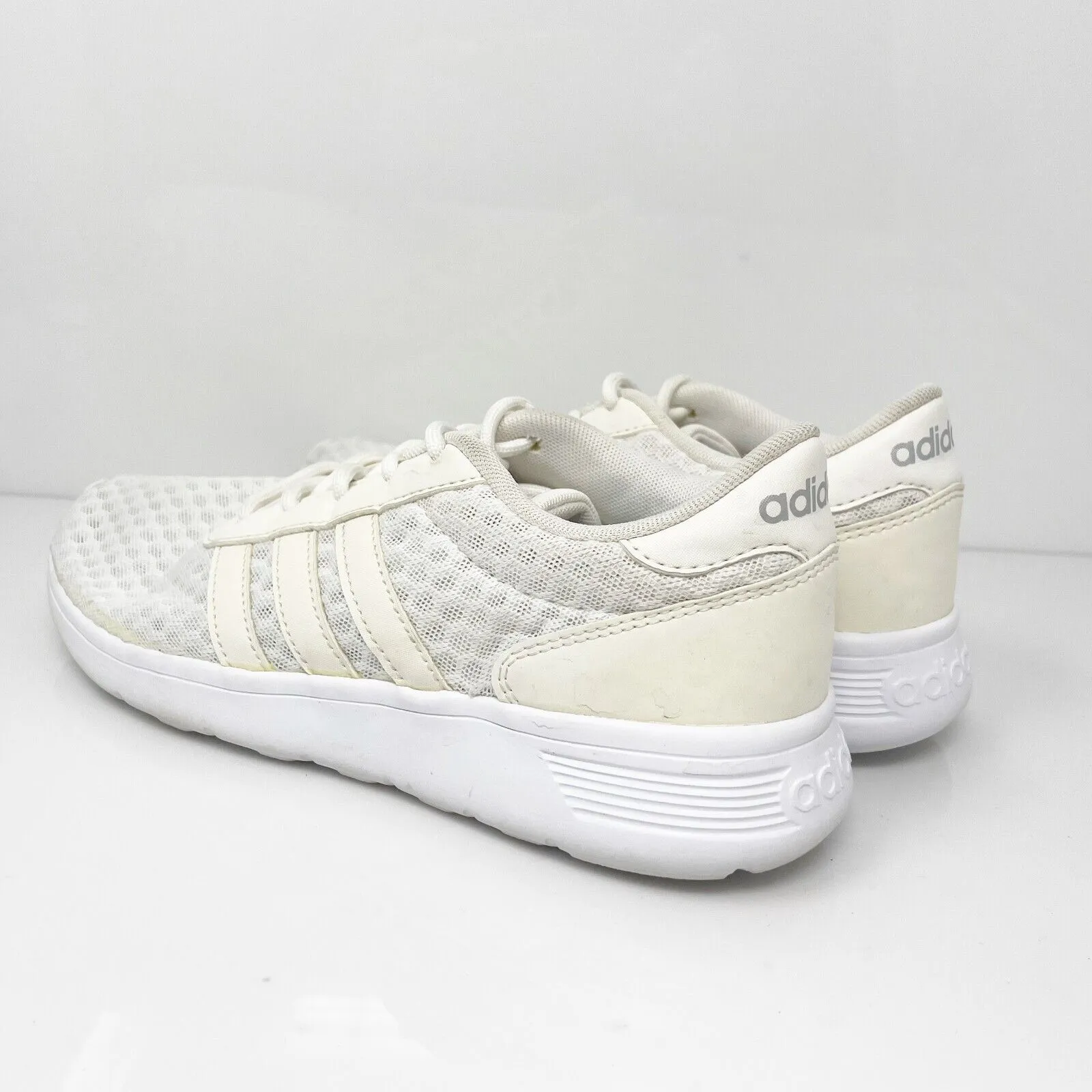 Adidas Womens Lite Racer AW3837 White Running Shoes Sneakers Size 7