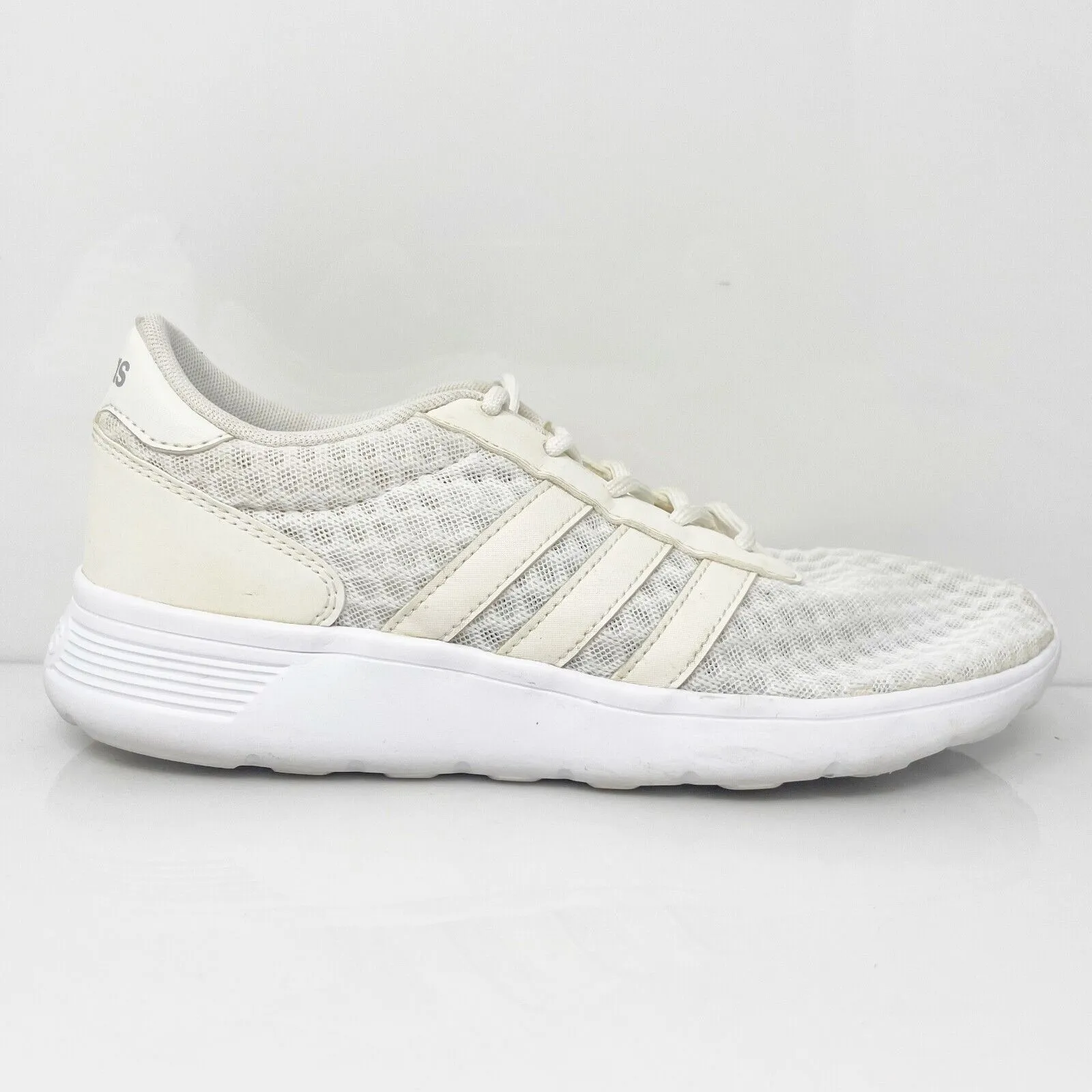 Adidas Womens Lite Racer AW3837 White Running Shoes Sneakers Size 7