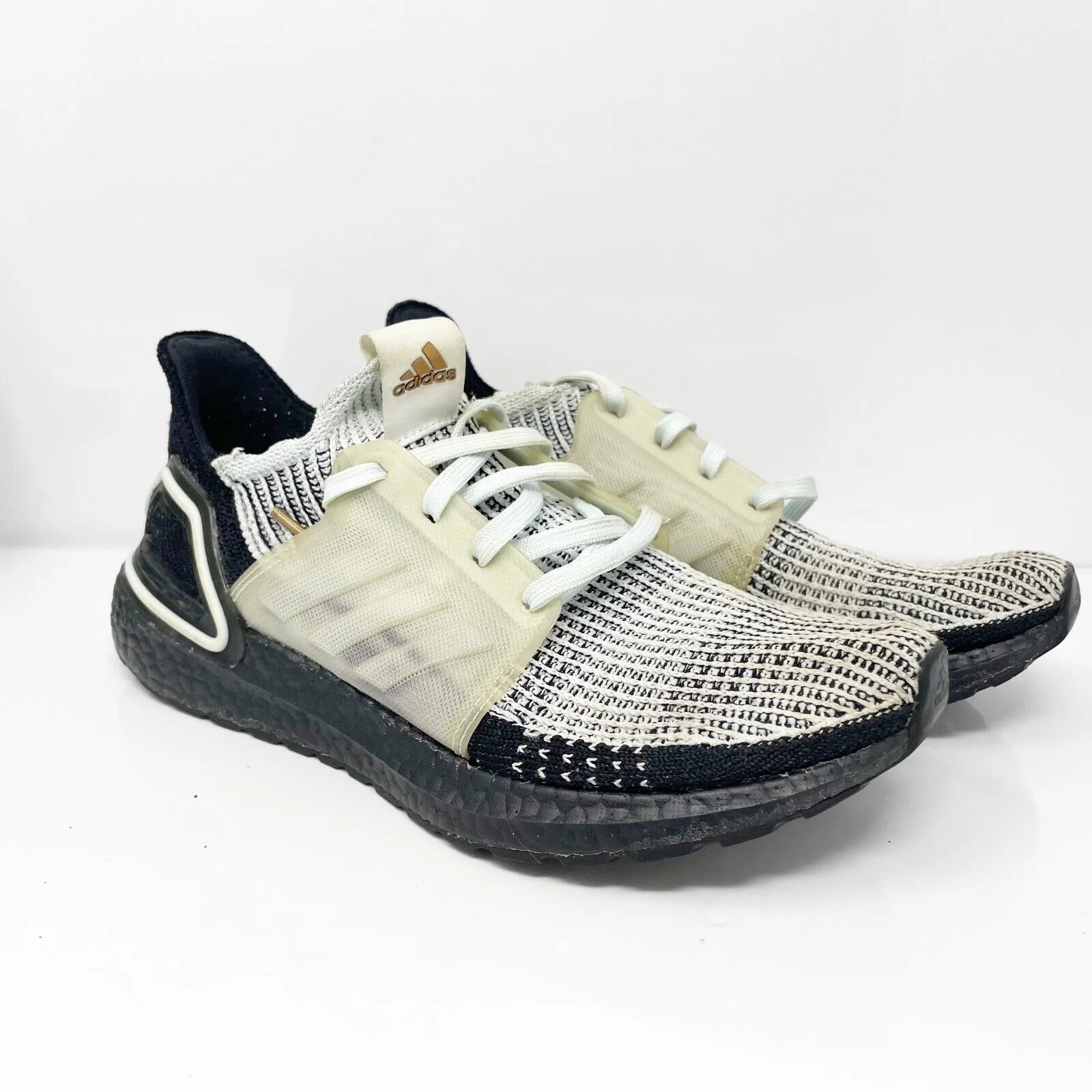 Adidas Womens UltraBoost 19 G27491 White Running Shoes Sneakers Size 7