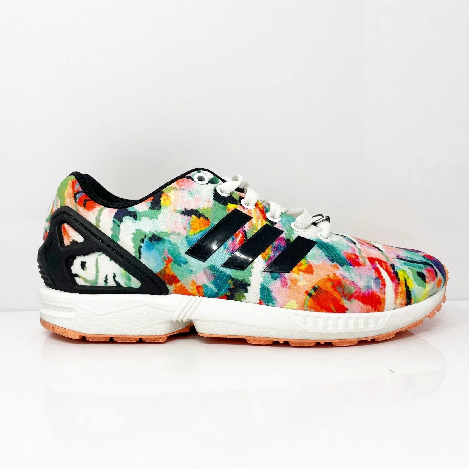 Adidas Womens ZX Flux BB3788 Multicolor Running Shoes Sneakers Size 7.5