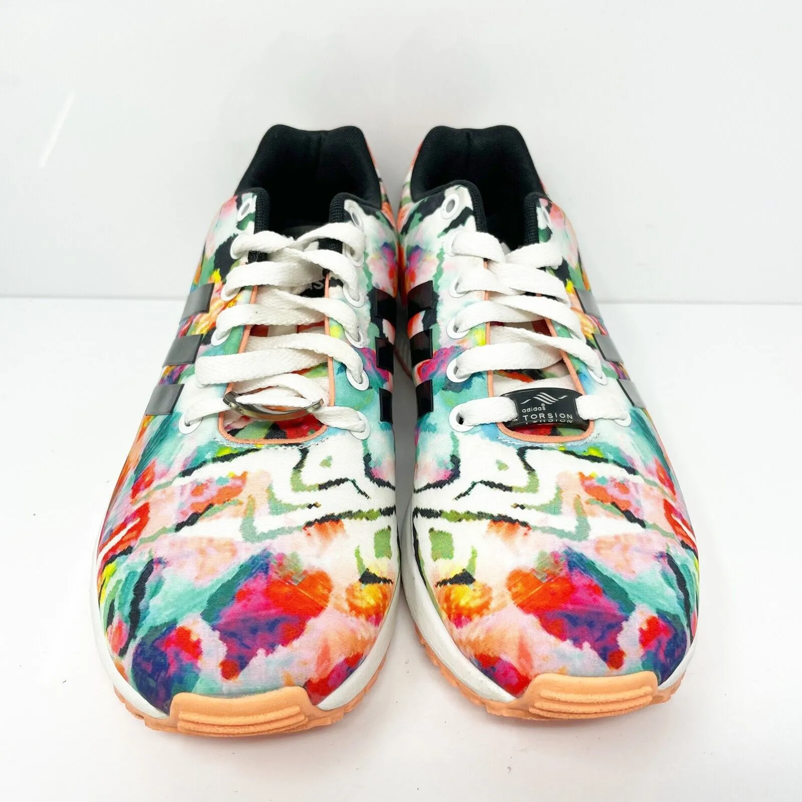 Adidas Womens ZX Flux BB3788 Multicolor Running Shoes Sneakers Size 7.5