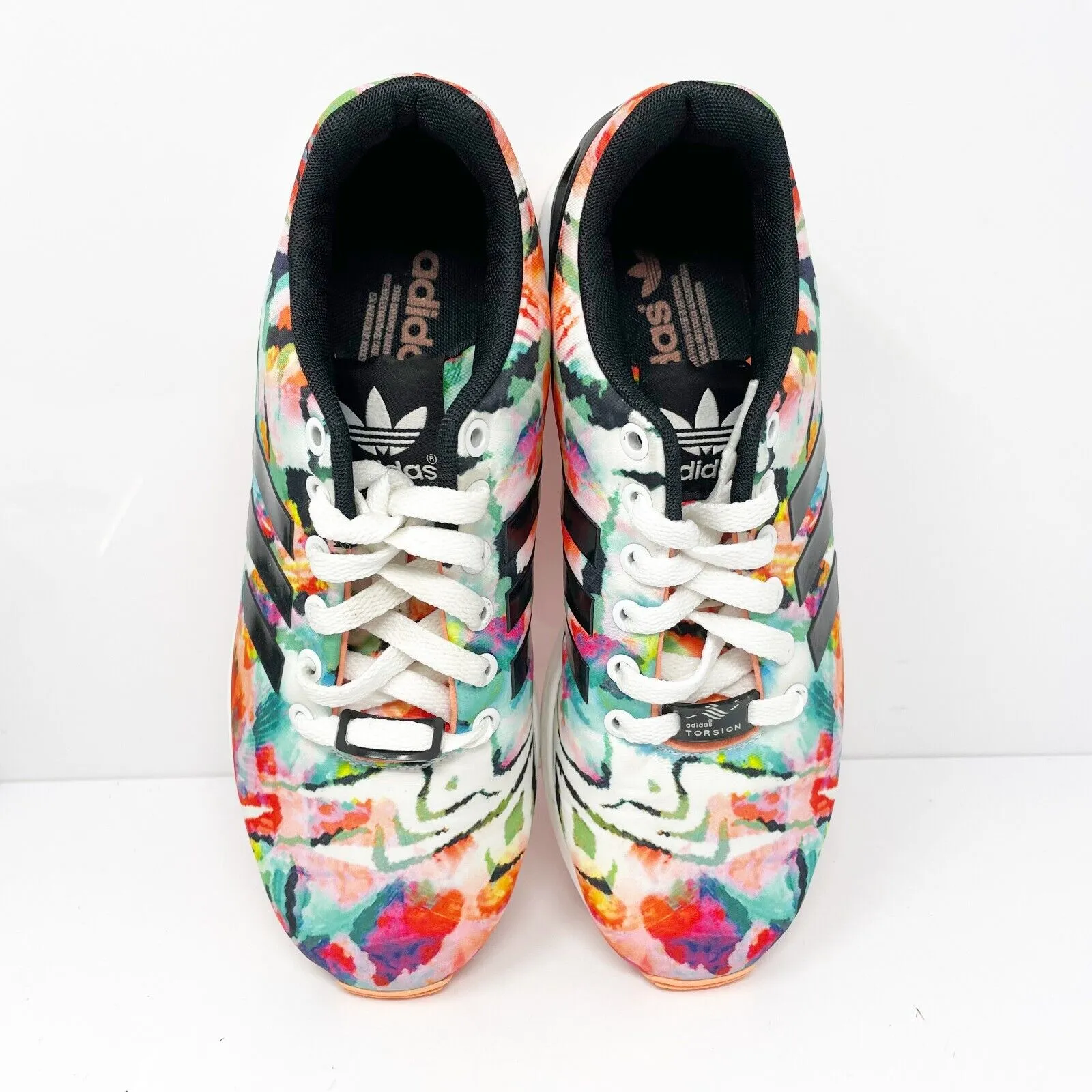 Adidas Womens ZX Flux BB3788 Multicolor Running Shoes Sneakers Size 7.5