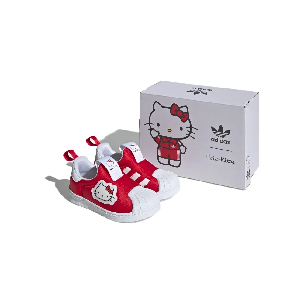 Adidas X Hello Kitty Superstar 360 Infant Vivid Red / Cloud White / Core Black GY9213