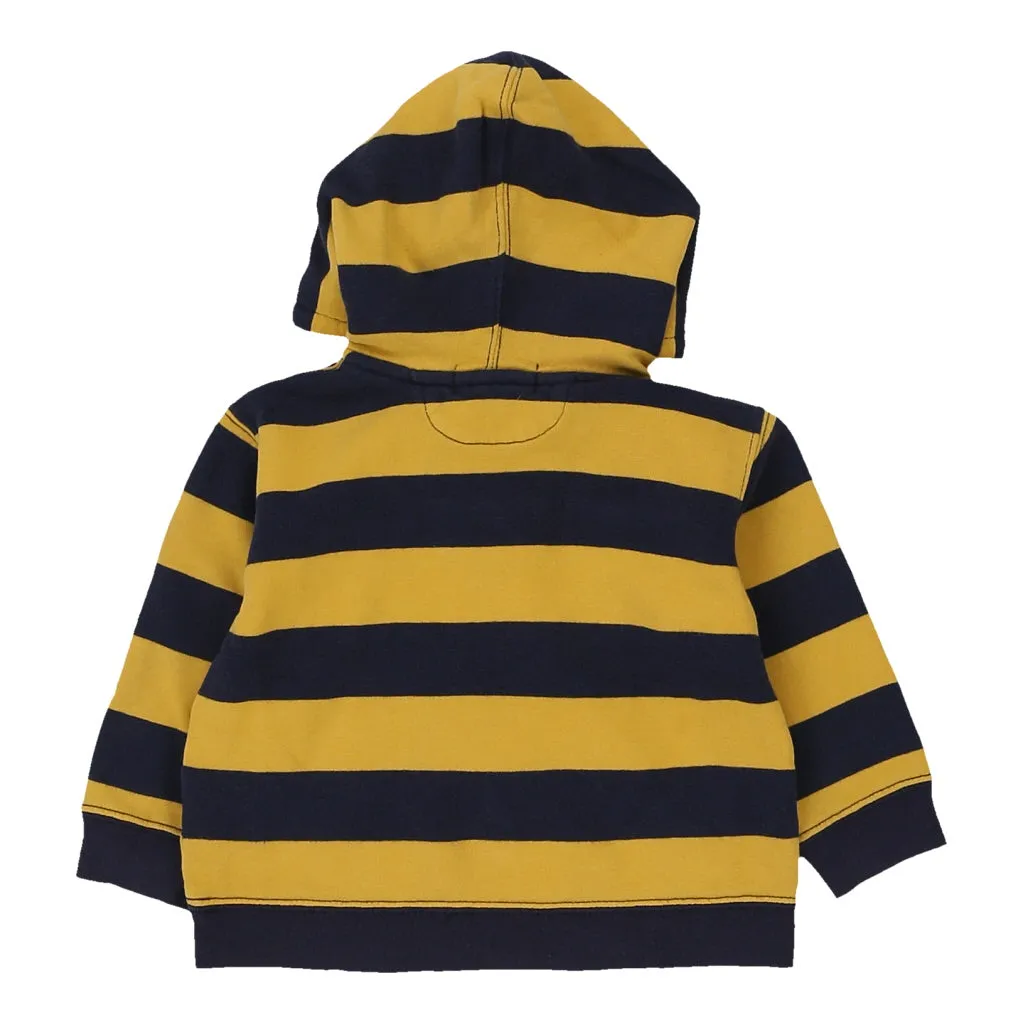 Age 18 Months Ralph Lauren Striped Hoodie - 2XS Yellow Cotton