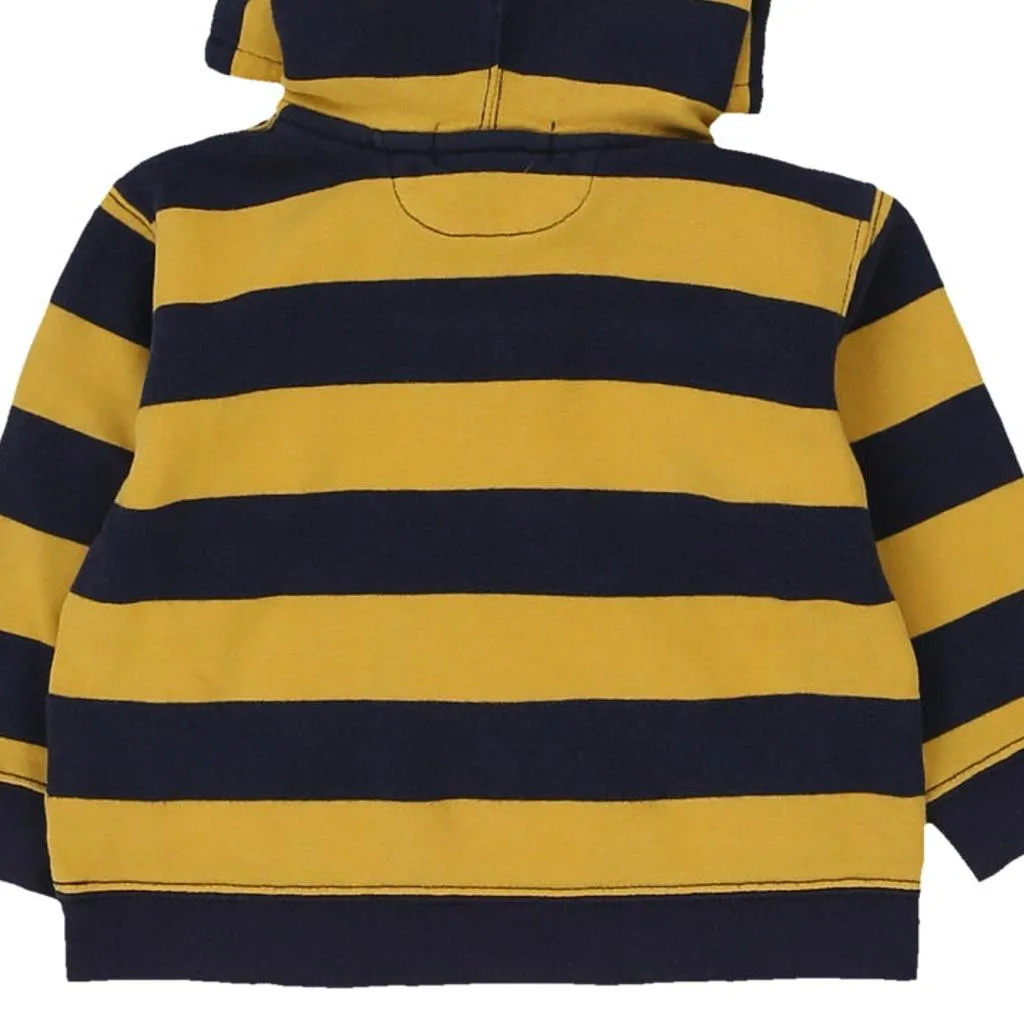 Age 18 Months Ralph Lauren Striped Hoodie - 2XS Yellow Cotton