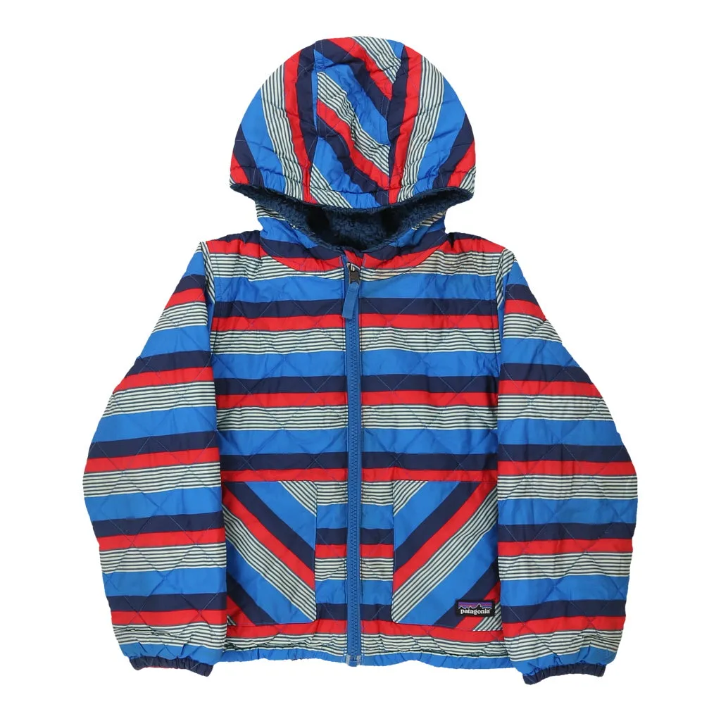 Age 5 Patagonia Reversible Jacket - XS Blue Polyester