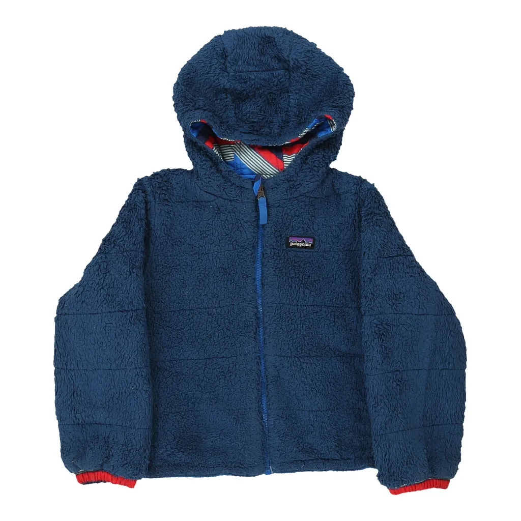 Age 5 Patagonia Reversible Jacket - XS Blue Polyester