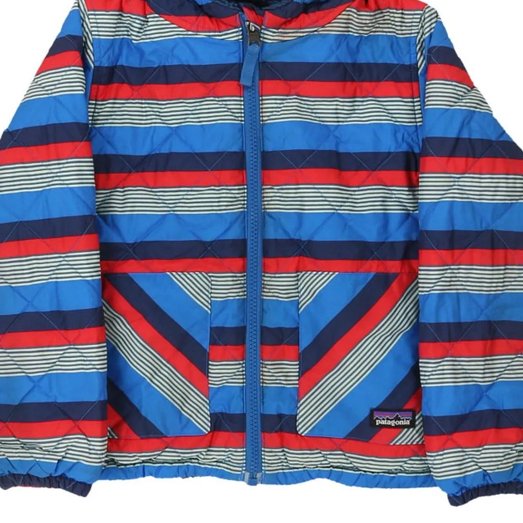 Age 5 Patagonia Reversible Jacket - XS Blue Polyester