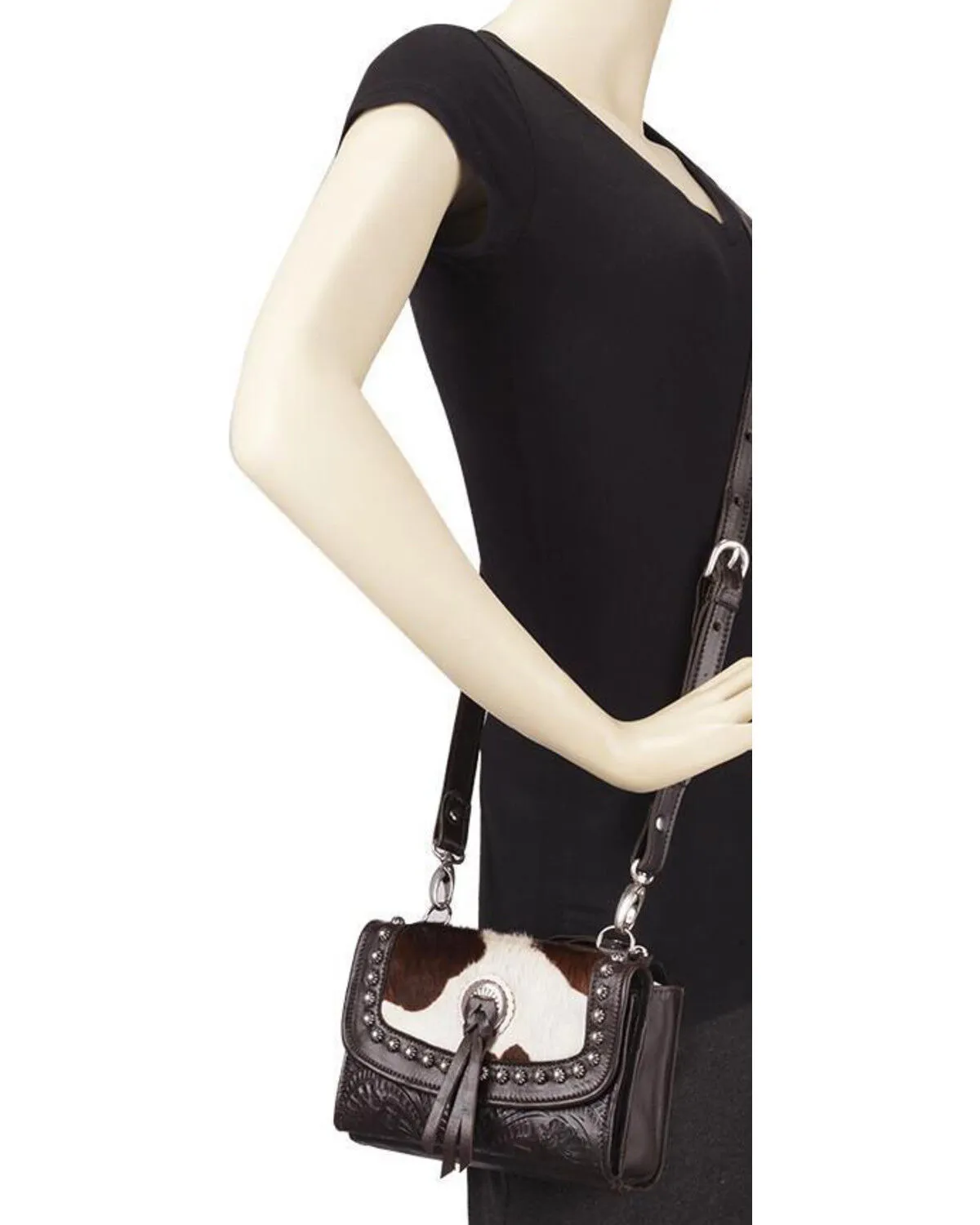 American West Women's Texas Two Step Crossbody Bag