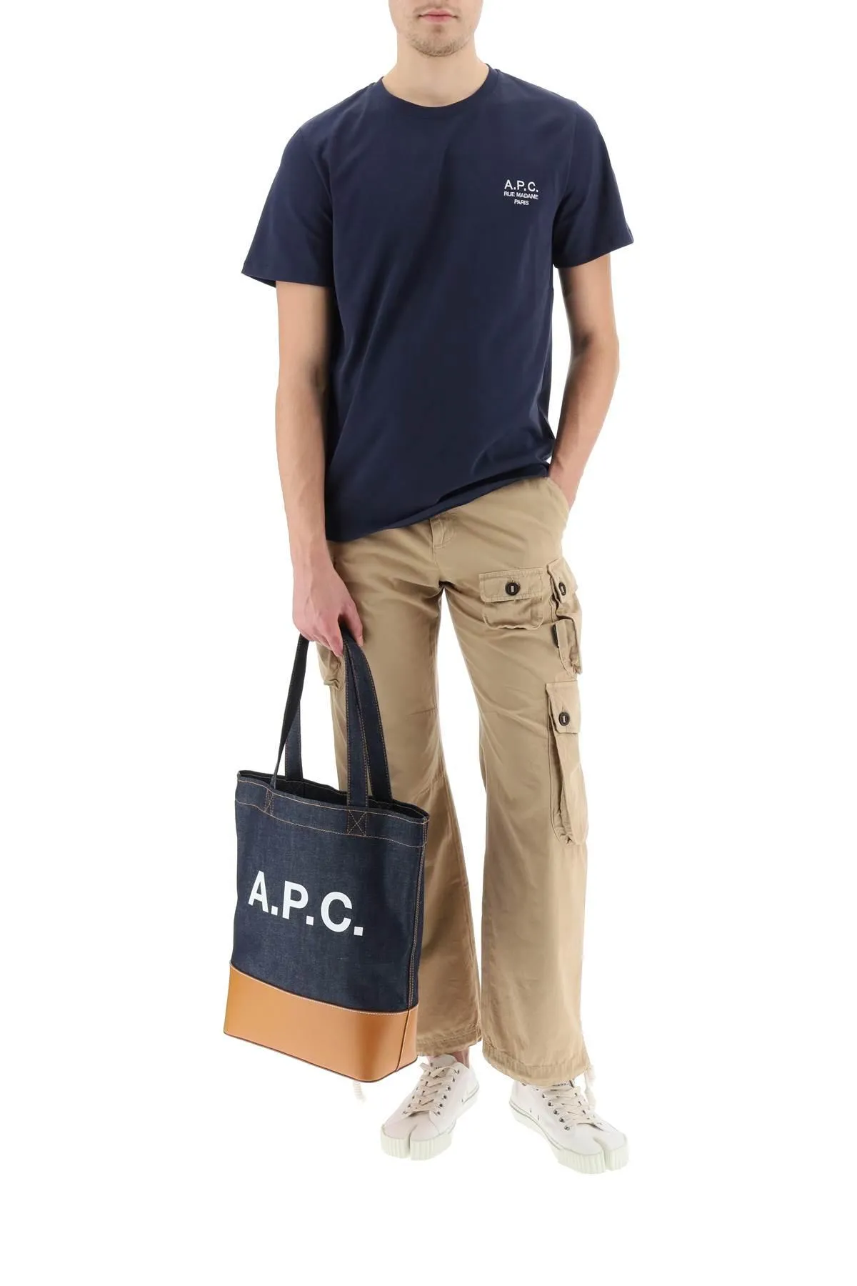 A.P.C.    A.P.C. Axel Denim Tote Bag