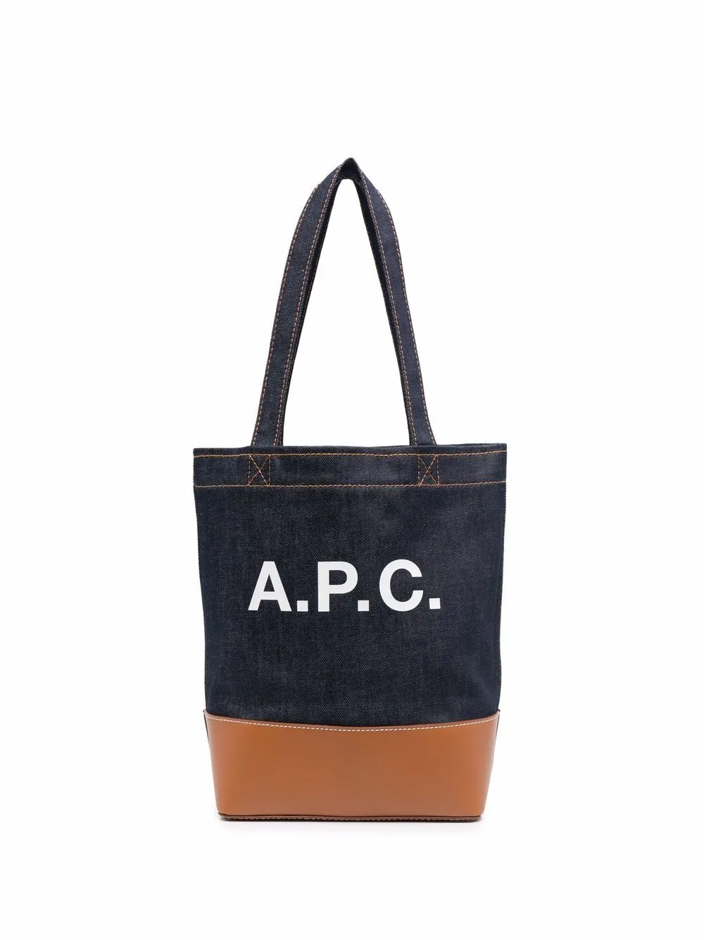 A.P.C.    A.P.C. Axel Small Denim Tote Bag