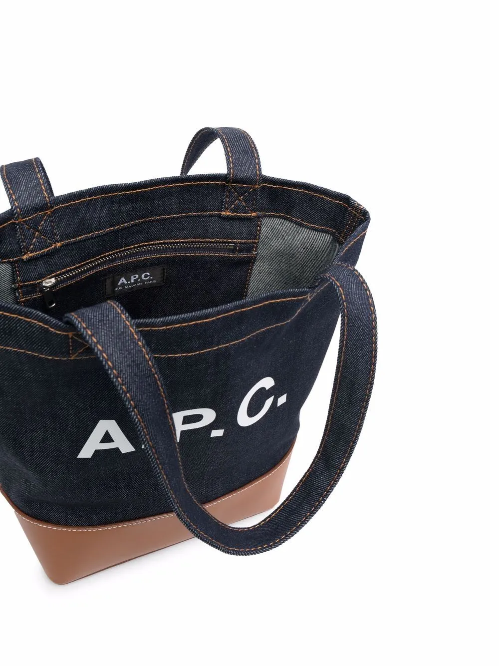 A.P.C.    A.P.C. Axel Small Denim Tote Bag