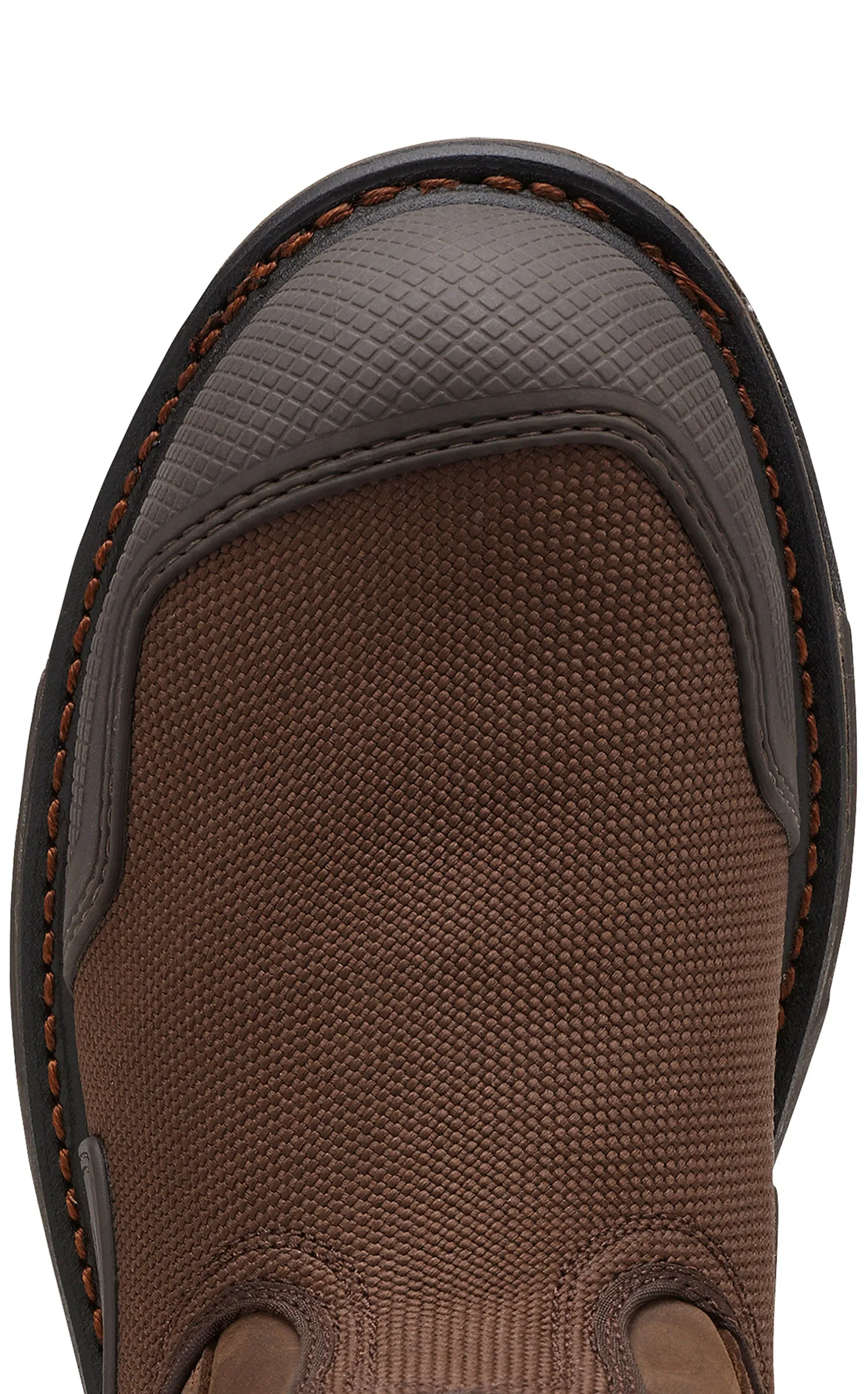 Ariat Men's Overdrive XTR Brown Cordura Waterproof Round Composite Toe Work Boot