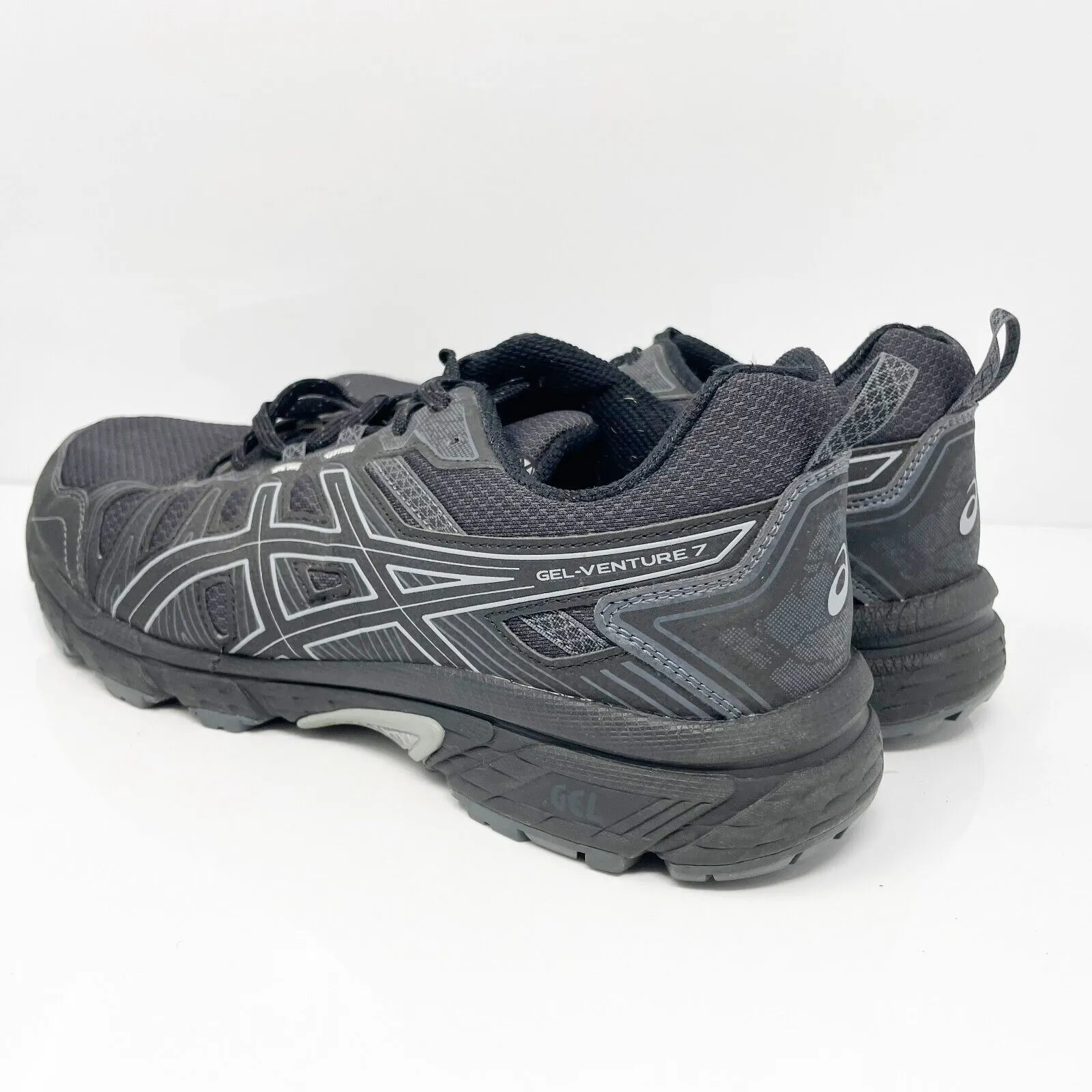 Asics Mens Gel Venture 7 1011A560 Black Running Shoes Sneakers Size 9