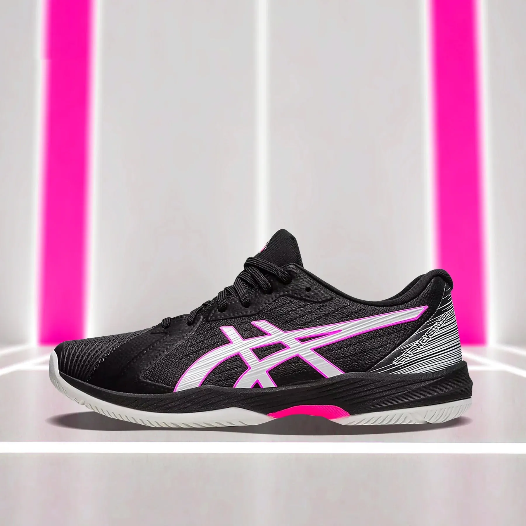 Asics Solution Swift FF Tennis Shoes Black/Hot Pink - 1041A298.002