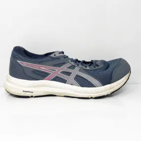 Asics Womens Gel Contend 8 1012B320 Blue Running Shoes Sneakers Size 10