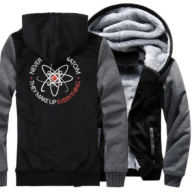 Atom Zipper Fleece Hoodie