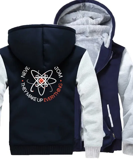 Atom Zipper Fleece Hoodie