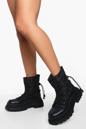 Back Toggle Combat Boots