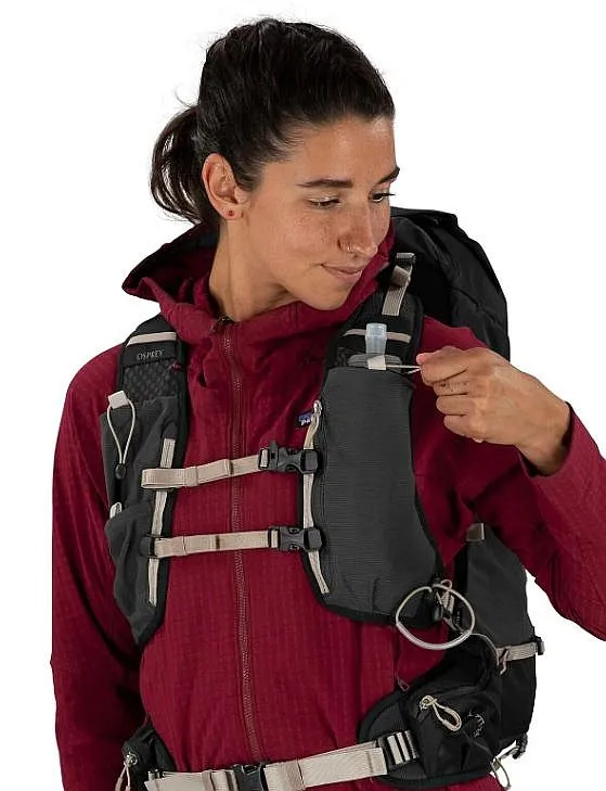 backpack Osprey Tempest Velocity 30 XS/S - Dark Charcoal/Chiru Tan - women´s