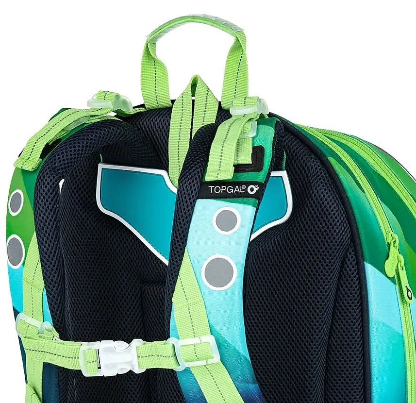 backpack Topgal CODA 22018 - B/Green/Blue - unisex junior