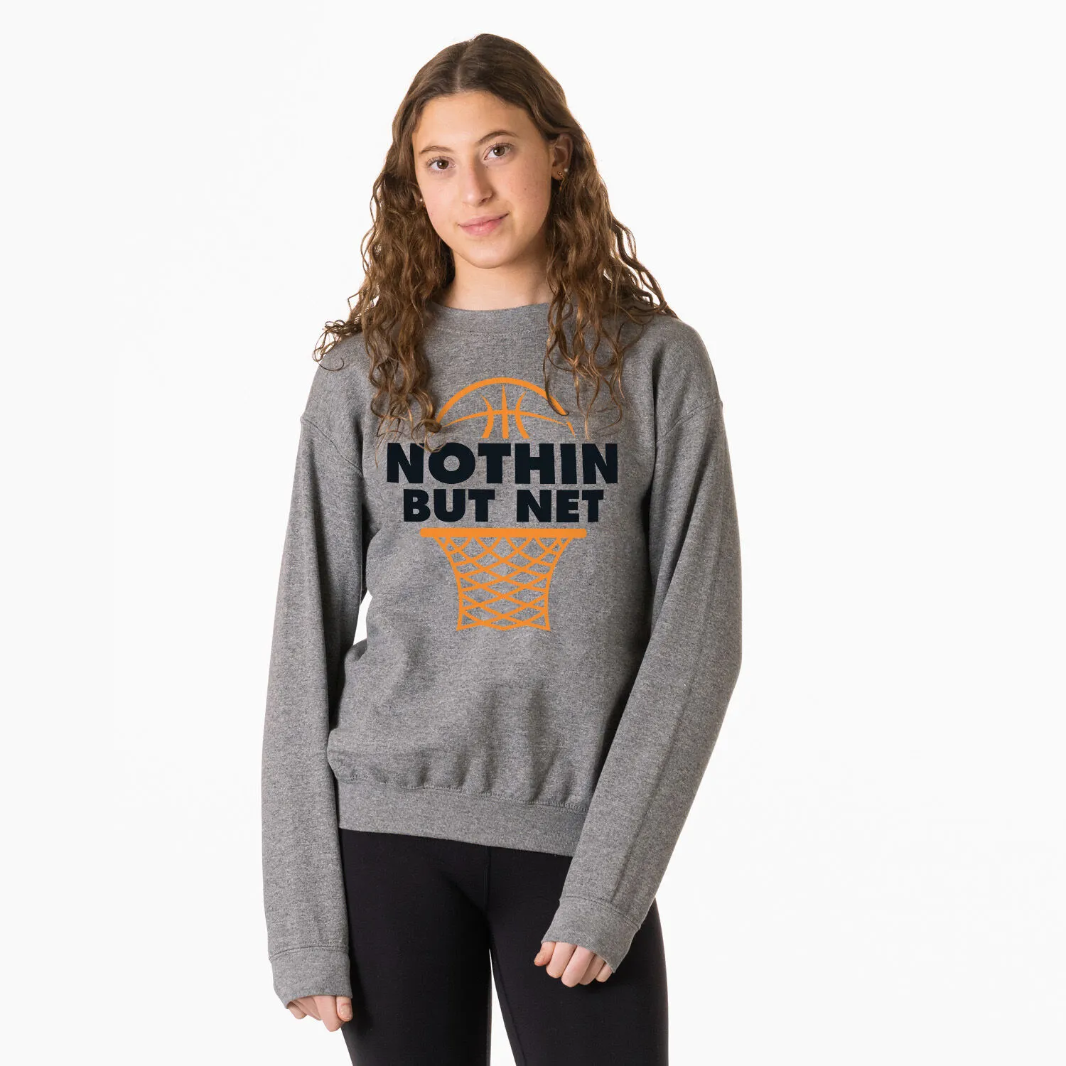 Basketball Crewneck Sweatshirt - Nothing but Net 