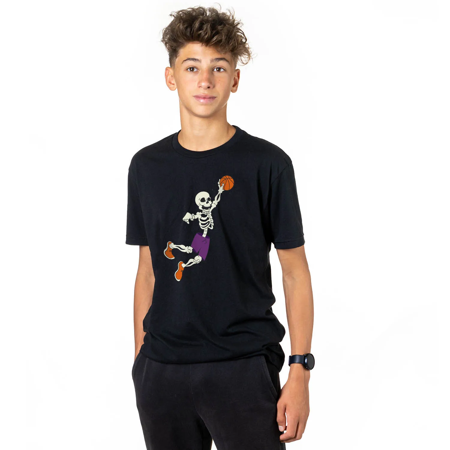 Basketball Short Sleeve T-Shirt - Bones Baller 