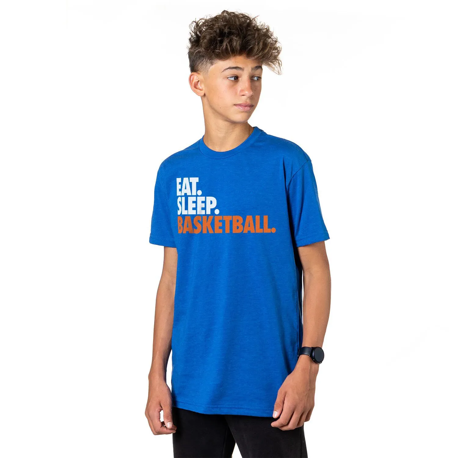 Basketball T-Shirt Short Sleeve Eat. Sleep. Basketball. 