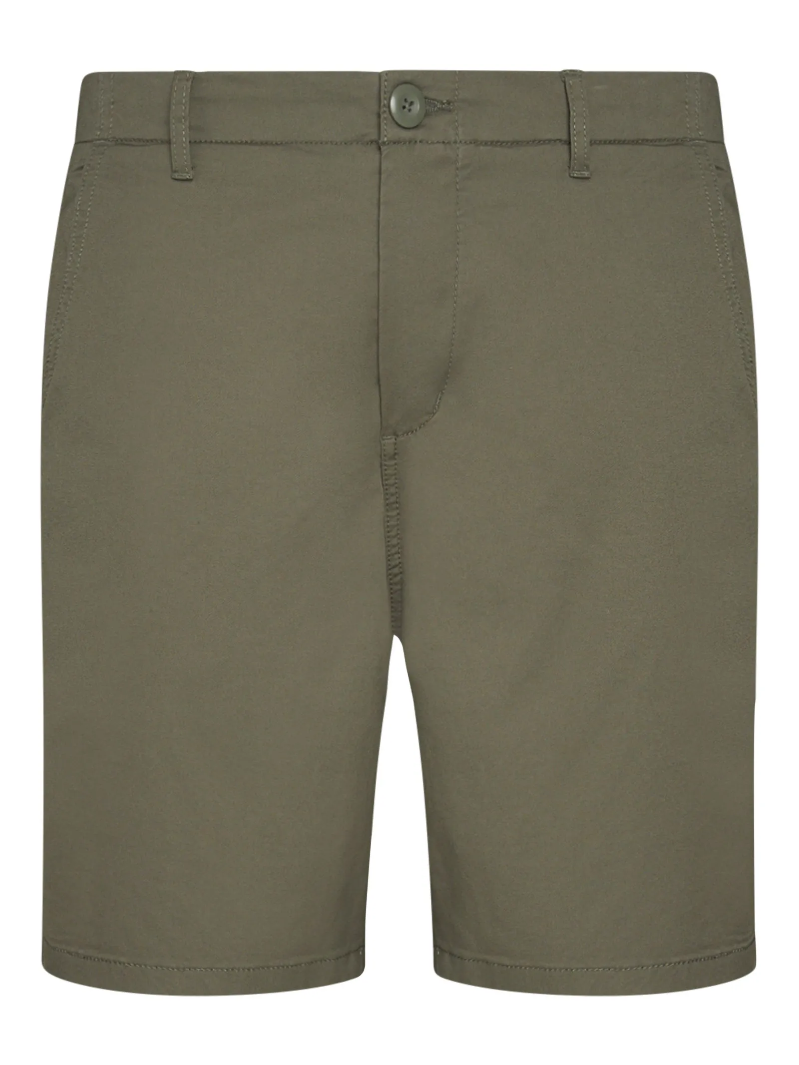Bermuda in cotone elasticizzato - Deep Lichen Green