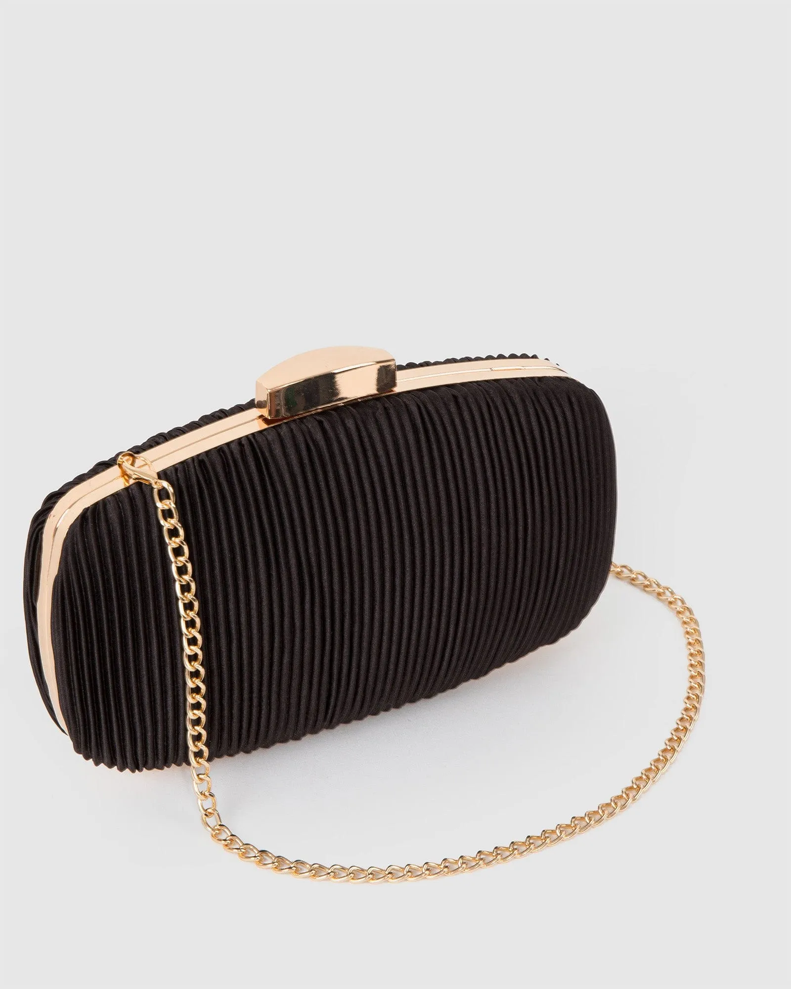 Black Classic Hardcase Clutch Bag