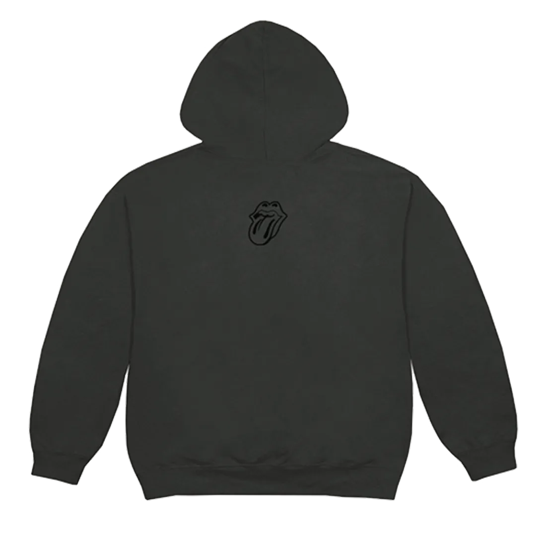 Black on Black Vintage Logo Hoodie