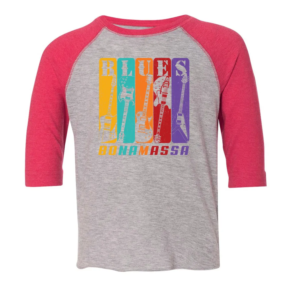 Blues Beginnings Baseball 3/4 Sleeve T-Shirt (Toddler)