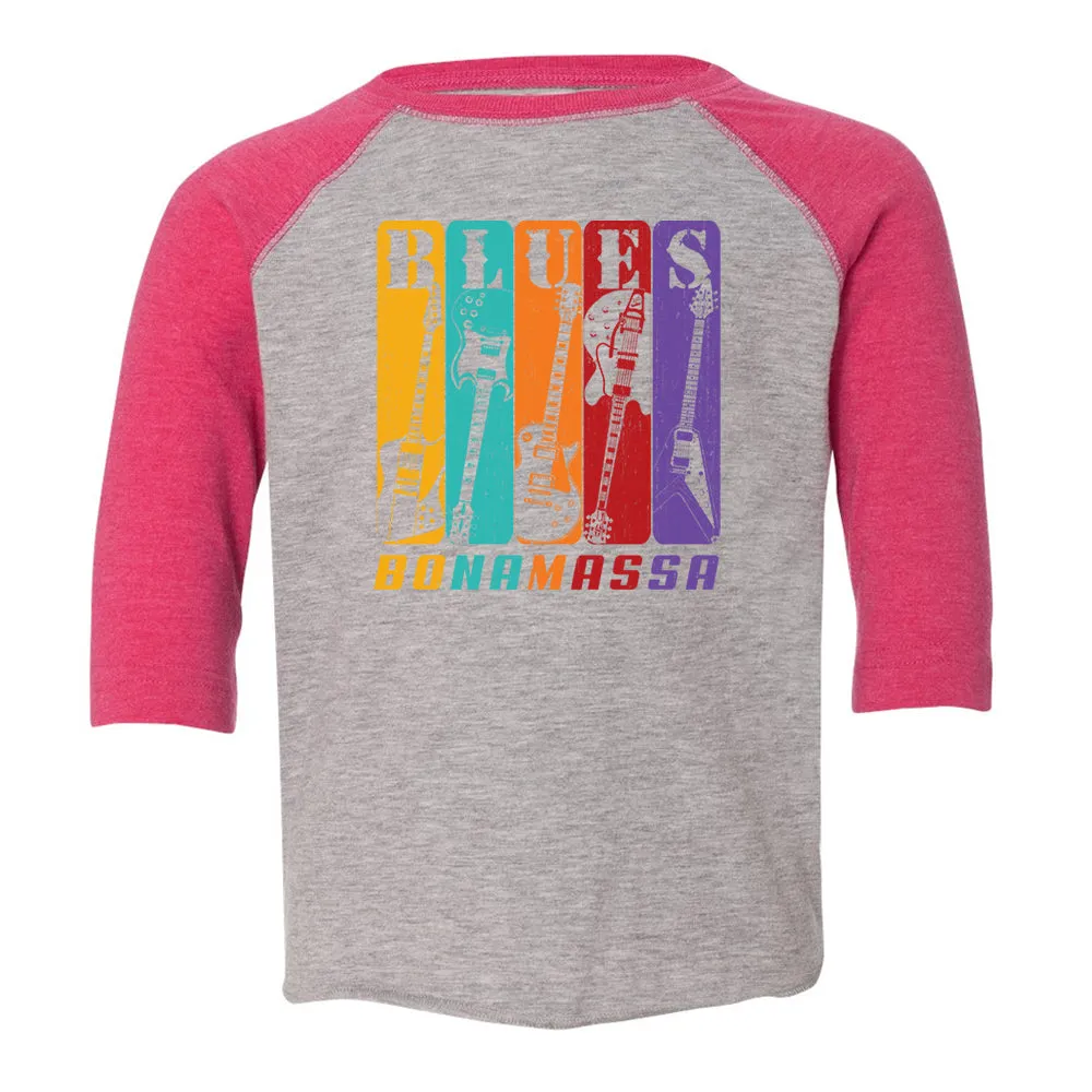 Blues Beginnings Baseball 3/4 Sleeve T-Shirt (Toddler)
