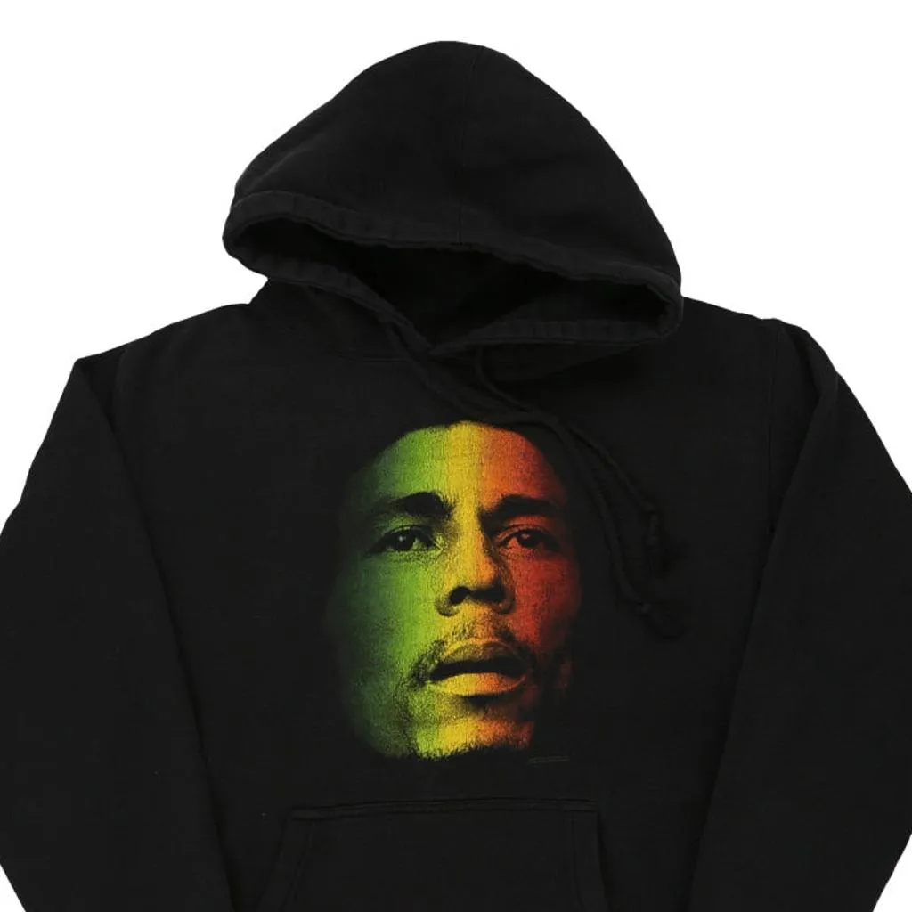 Bob Marley  Zion Rootwear Band Hoodie - Medium Black Cotton Blend