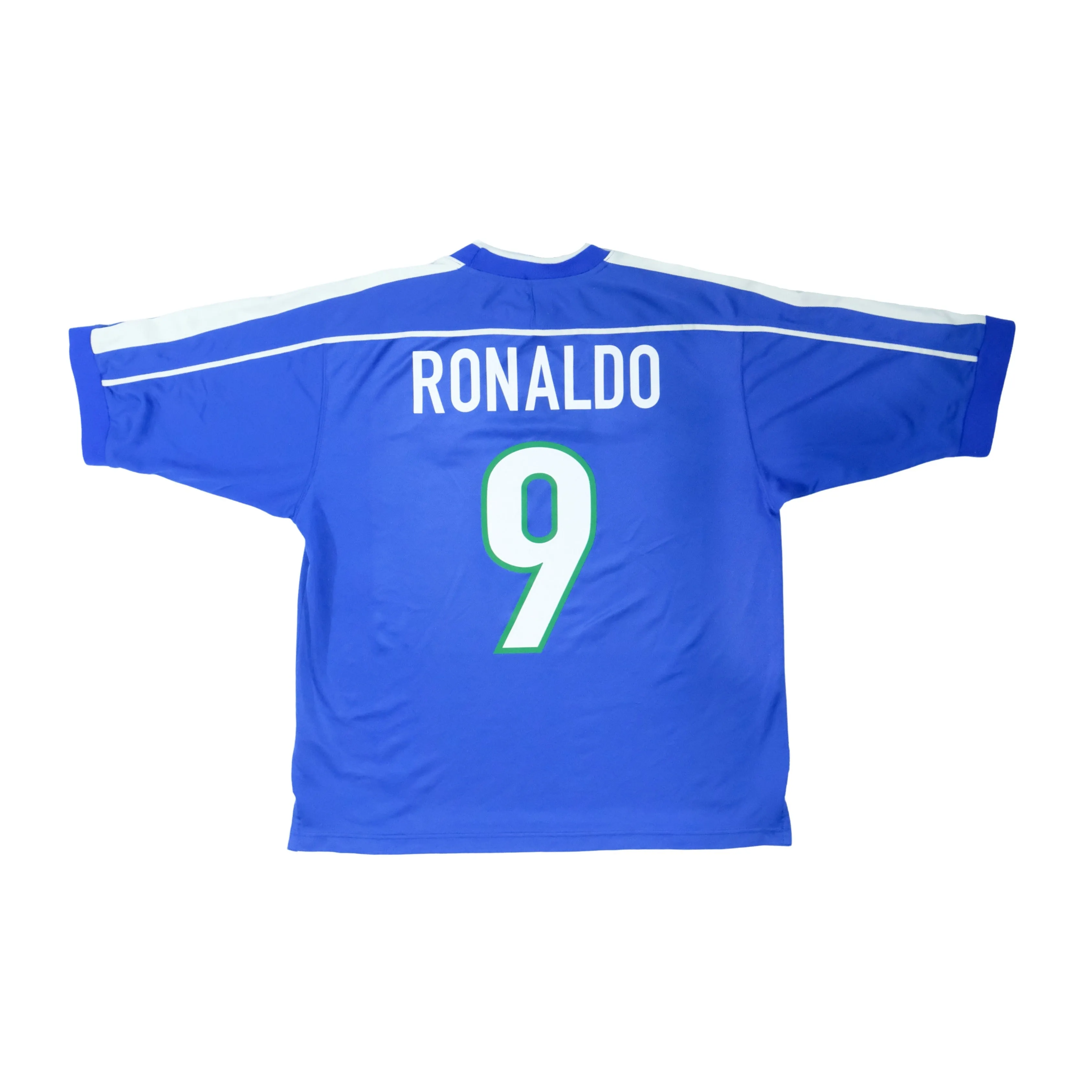 Brazil Ronaldo 9 Original Away Football Shirt 1998/2000 Nike Large