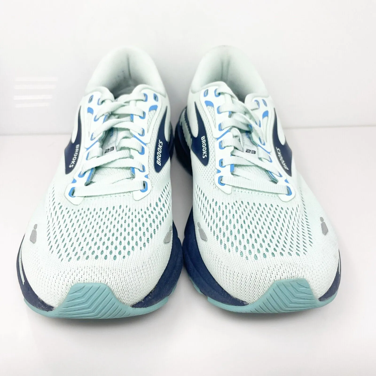 Brooks Womens Adrenaline GTS 23 1203811B471 Blue Running Shoes Sneakers 10.5 B